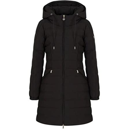 Emporio Armani EA7 Long Puffer Jakke Sort, Dame