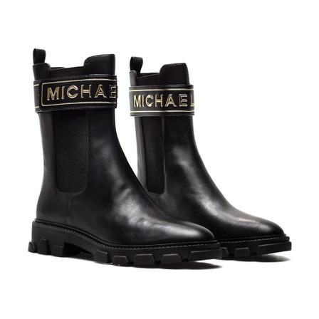 Michael Kors, Ridley Strap Ankle Boots Zwart, Dames, Maat:38 EU