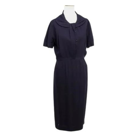 Dior Vintage Pre-owned Fabric Kjole Lilla, Dame