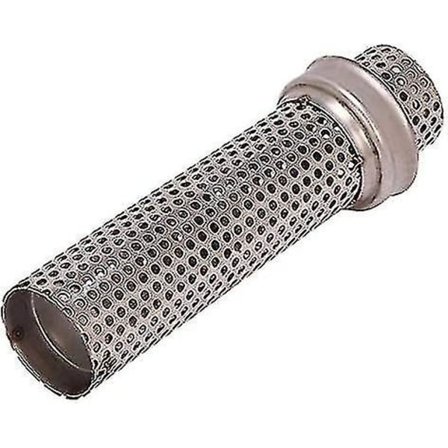 51mm Motorsykkeldemper Støydemper Mesh Farge: Sølv 1 stk