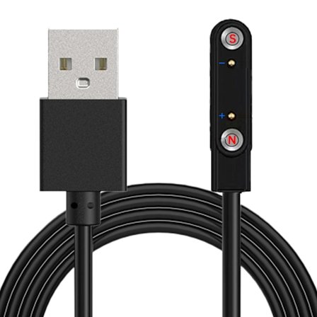 USB-ladekabel USB2.0 hann til 2-pinners/5-pinners/4-pinners magnetisk sugeladekabel