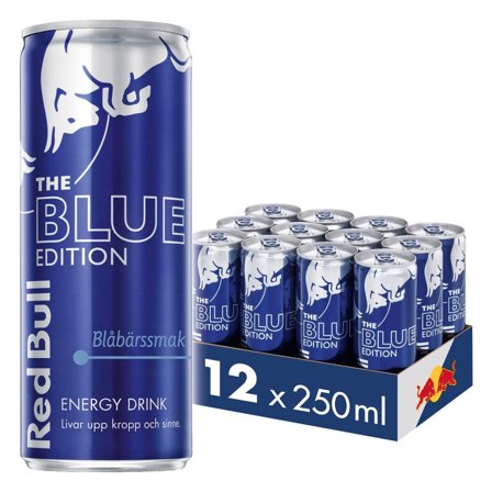 RED BULL Energidryck Blue Edition 25cl - Lyreco - Kök och servering - Dryck - Drickor