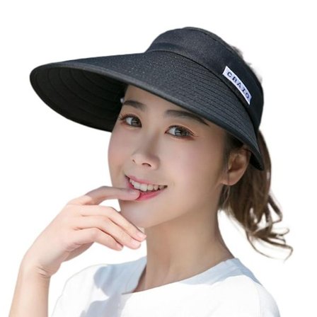 Mordely Solhatt Sportvisir SVART