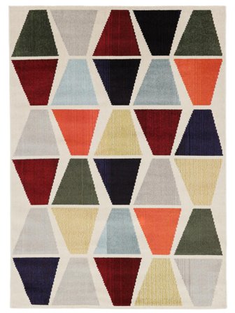 Geometrický Triangel 2 Koberec - Vícebarevná 200X300
