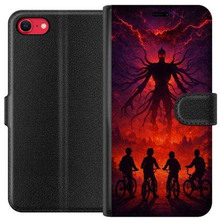 Yhteensopiva Lompakkokotelo Apple Apple iPhone 7 Tumma fantasialan inspiroitu Stranger Things kanssa yliluonnollinen olento, salamointi ja pyöräilev