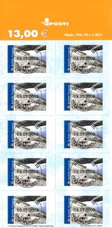 Finland 2002 - AFA 1583 - Småark - Stemplet