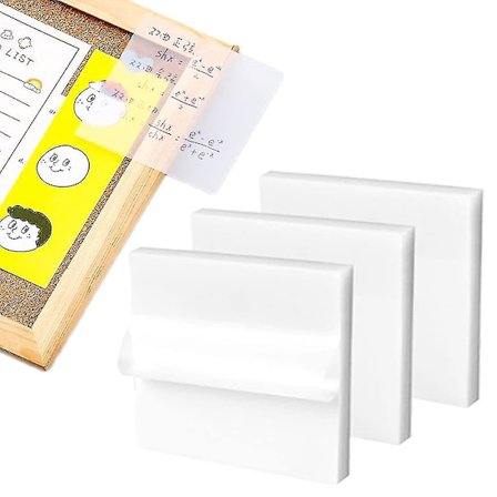 300 Post-it Notes Klæbende Noter Postnoter Fjerner Transparente