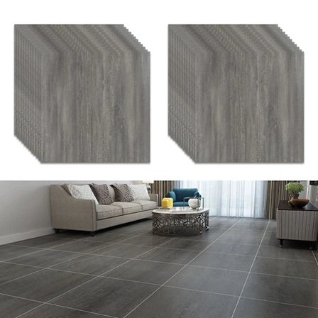 24-pakning selvklebende vinylgulvfliser i PVC for stue[co]