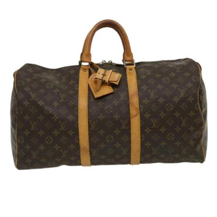 Louis Vuitton Vintage, Pre-owned Canvas louis-vuitton-bags Bruin, Dames, Maat:ONE Size