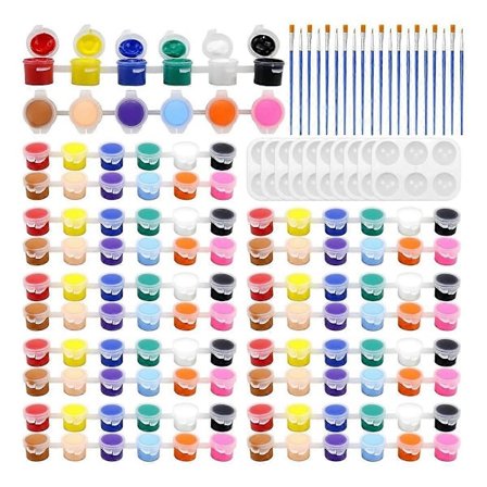 10 Pakkaus Akryylimaalisetti Lapsille Aikuisille Taide & Askartelu Maalaus Kotiin Luokkahuoneeseen Syntymäpäivä DIY