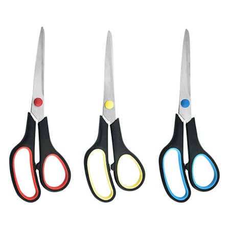 Saksæt - 3 dele 21,2 tommer - blå, gul, rød