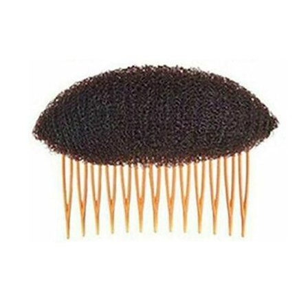 Fluffy Hair Pad Svampeclips BRUN