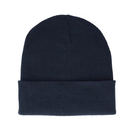 Beechfield - Blauw cuff Beanie - Slouch French Navy Cuff @ Hatstore