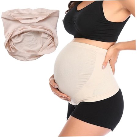 ING Mammabelte, Støttebelte for Gravide, 360° Elastisk Mammaband i Pakken, Mykt Pustende Graviditetsmagebelte, Sikkert Mammaband for