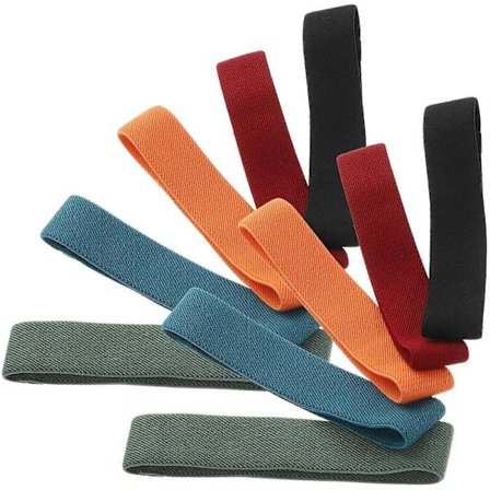 /EA/Madkasse Elastisk Bånd Tætningsbånd Fiksering Opbevaring 15.00X2.50X0.50cm Rød 10stk