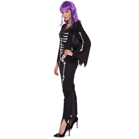 Skeletkjole lang S/M