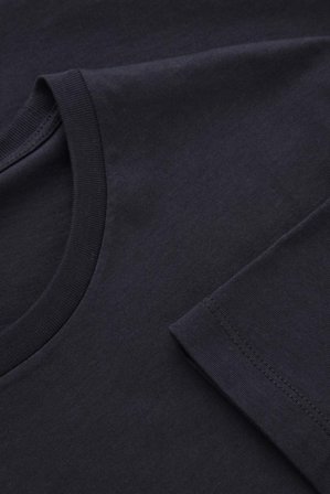 COS Men's Camiseta De Algodón Regular Fit in Azul
