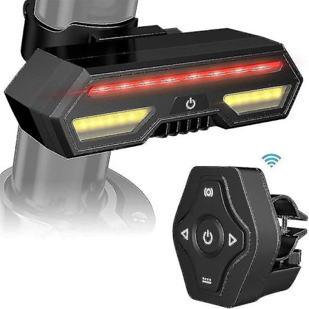 Nyt Cykel Baglygte Cykling Kørsel Blinklys Bjerg Bil Baglygte Cykel Intelligent Advarselslys