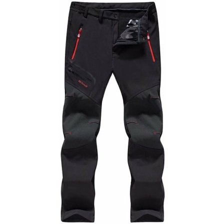 Work Pants Outdoor Fleece Pants Unisex Waterproof Soft Shell (PA)