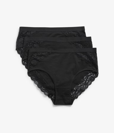 Kappahl | Brieftrosa 3-pack i bomull | Svart