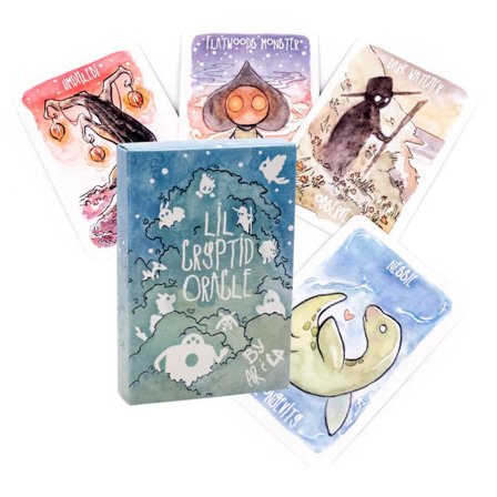 39 Salainen pieni eläinoraakkelikortti Salainen pieni olento Oraakkelikortti LiL Cryptid Oracle