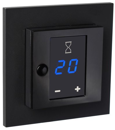 ELKO Plus tidsbryter display 16A Sort