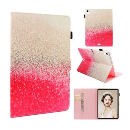 iPad Pro 11 inch (2018) synteetti nakainen suojakotelo missä kuvio ja kortti paikat - Kimallehiekka Multicolor