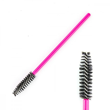 Mascara børster 50 stk - Extra Soft - Pink / Sort