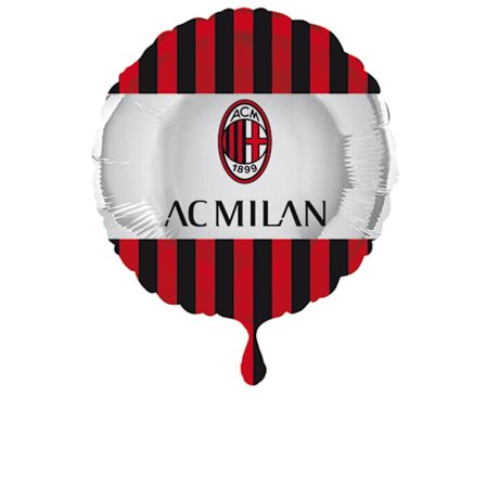 AC Milan Rund Aluminium Ballong 43 cm