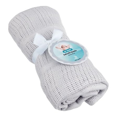 2B Baby Gallerfilt Bambu Bädda Unisex Grå