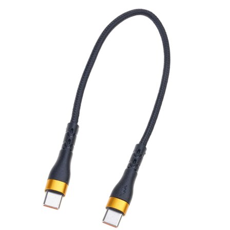 Høy effekt 120W 10A Type C ladekabel for Type C som sikrer hurtiglading