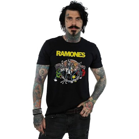 Ramones Herre Road To Ruin T-skjorte Voksen S-3xl Txu138