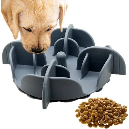 1 kpl Hidas Syöttö Koiran Kulho Liukumaton Silikoni Palapelikulho -
