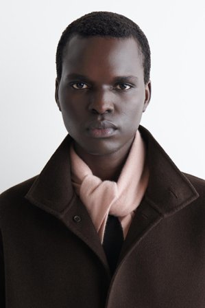 COS Homme Triangle En Cachemire in Rose