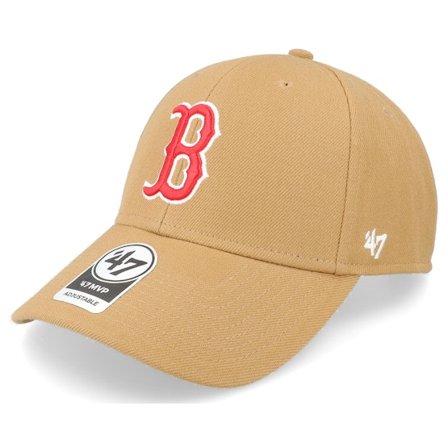 47 Brand - Beis adjustable Gorra - Boston Red Sox Mvp Camel Adjustable @ Hatstore