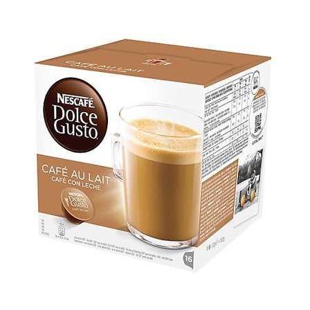 NESCAFÉ DOLCE GUSTO KAFFEKAPSEL AU LAIT 16STK