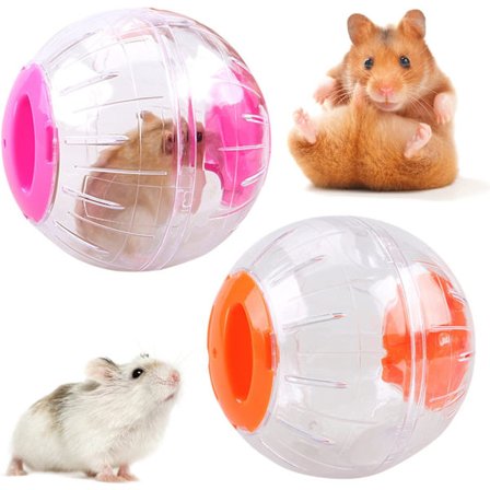 Hamster Gym Ball Sæt af 2 Hamster Gym Ball Plastik Gerbil Legetøj Bal