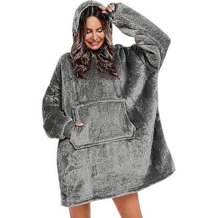 Genser Genser Hetteteppe Hettegenser Lat Teppe Pyjamas Hette Fleece Termisk