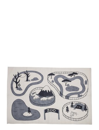 Bloomingville | Rass Tæppe, Grå, Bomuld | 155X100CM