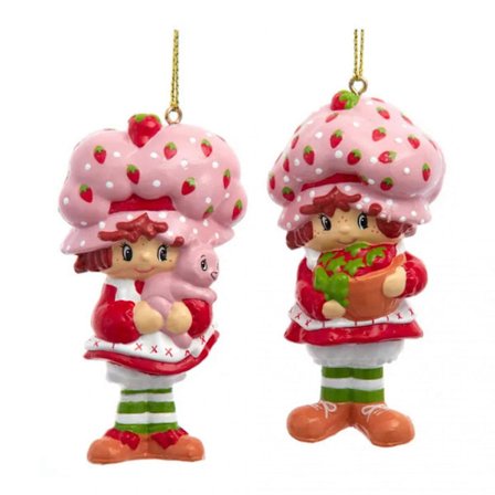 Jordgubbstårta Blåsform Julgransdekorationer 2-pack