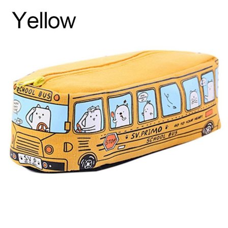 Bus Pen Taske Bil Penalhus GUL