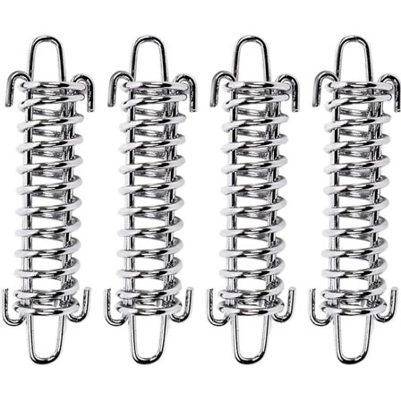 4 stk. Forårssløjfer til stålforårsttelt til markisebestandig reb reb reb til teltfikseringskit til have sejlspænder telttilbehør