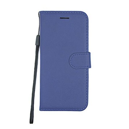 Flip Stand Leather Wallet Case For Samsung Galaxy S10e Blue