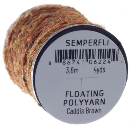 Semperfli Dry Fly Polyyarn - Caddis Brown