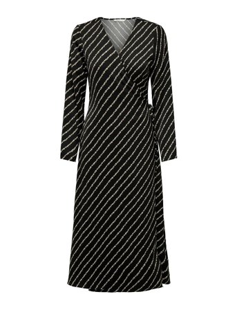 ONLY | Onlthalia L/S Wrap Midi Dress Bf Ptm | XS