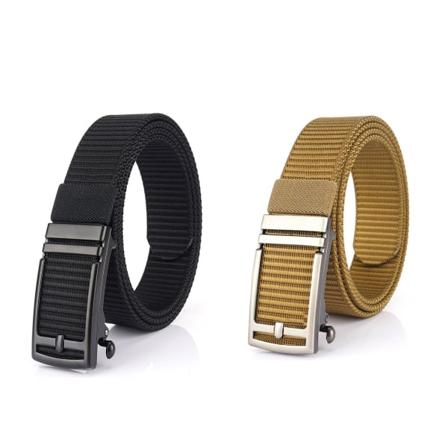 Herrbälten Casual 2 Pack Golfbälte, Spännbälte Nylon, Helt