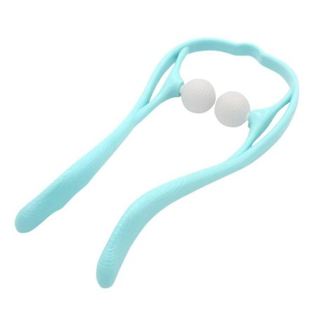 Multifunktionel Nakkemassageapparat Manuel Cervikal Vertebra Massageapparat, 360 Kuglerullende Manuel Nakkemassageværktøj