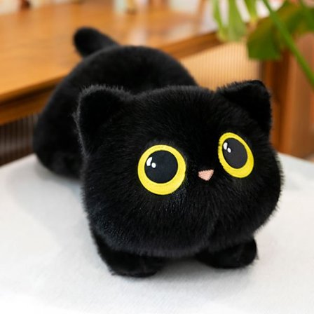 Bedårande Kattspecifik Kramkudde | Plyschleksak för att sova med katter, Bästa presenten för katter, Gåva, Kompanjonleksak för att hålla katter 