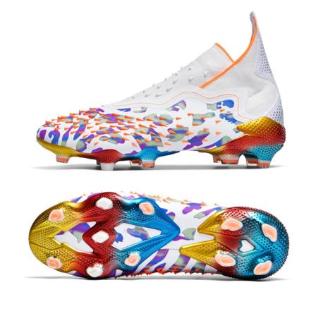 Fotbollsskor Herr Assassin 15 Low-top Tf Broken Nails Spelträningsskor för barn Ag Långa naglar Fotbollsskor konstgräsläder Colorful White 43