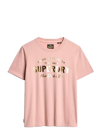 Superdry | Luxe Metallic Logo Relaxed Tee | 12